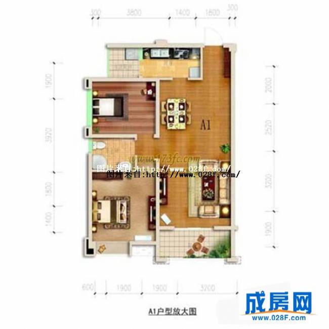 和信龙腾府户型图,点击放大