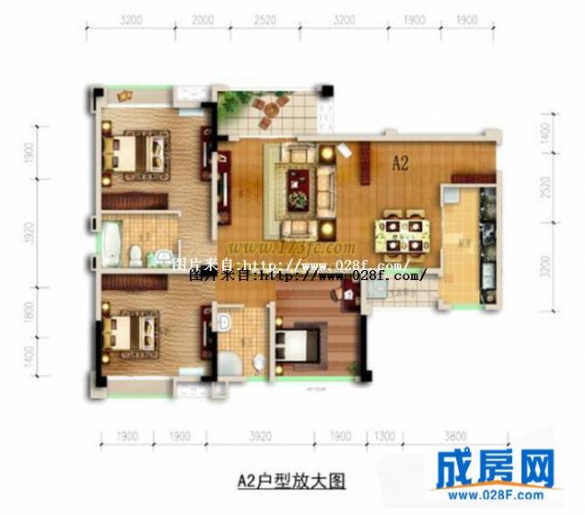 和信龙腾府户型图,点击放大