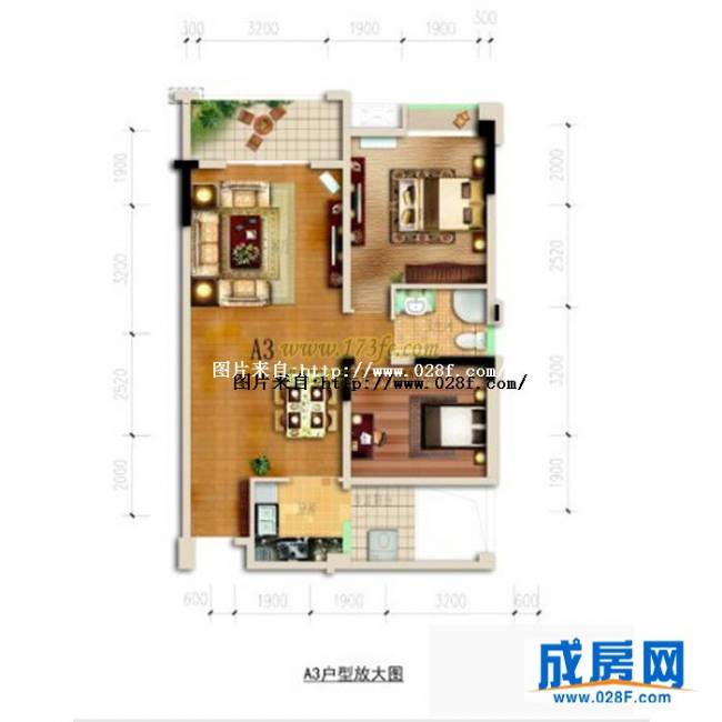 和信龙腾府户型图,点击放大