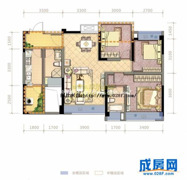 通用时代国际社区户型图,点击放大