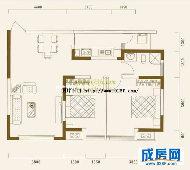 锦芙蓉户型图,点击放大
