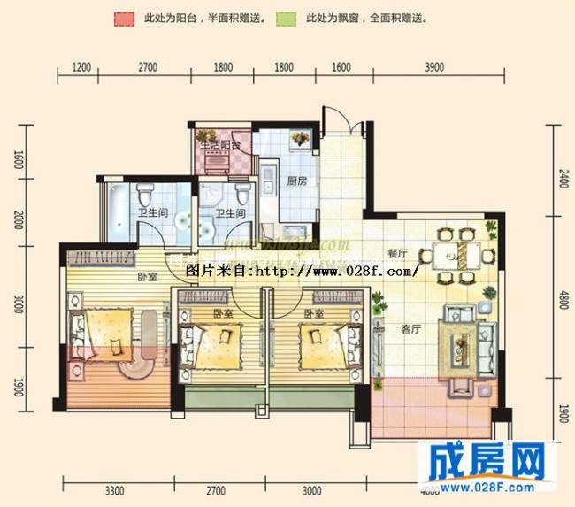 汇厦沙河锦庭户型图,点击放大