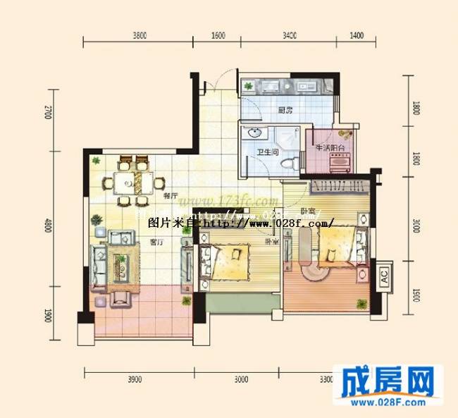 汇厦沙河锦庭户型图,点击放大