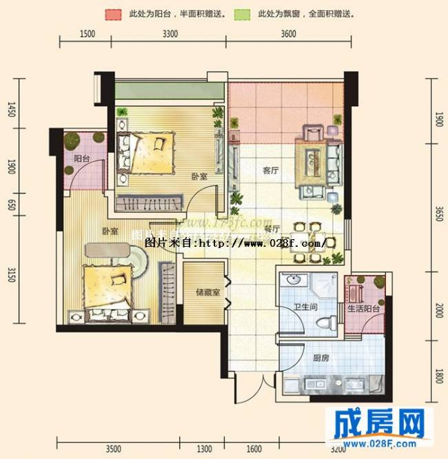 汇厦沙河锦庭户型图,点击放大