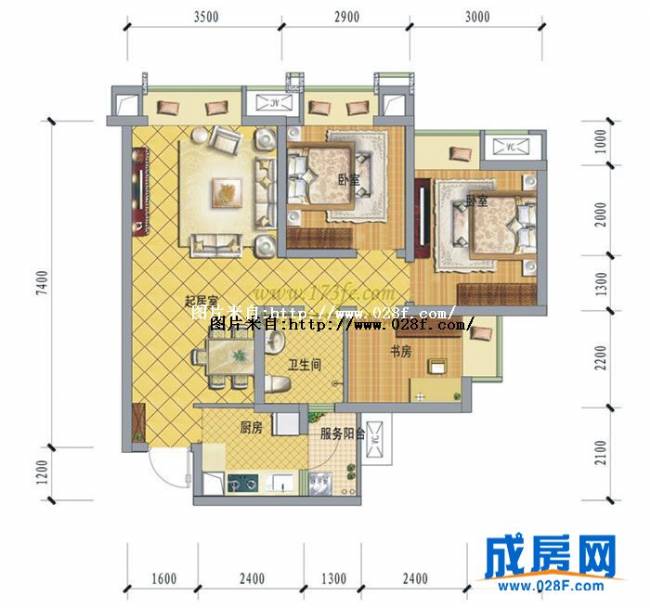 优品道上东区户型图,点击放大