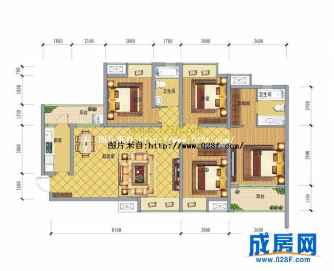 优品道上东区户型图,点击放大