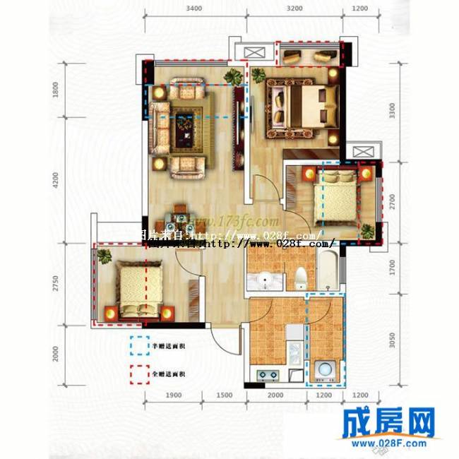 时代睿城户型图,点击放大