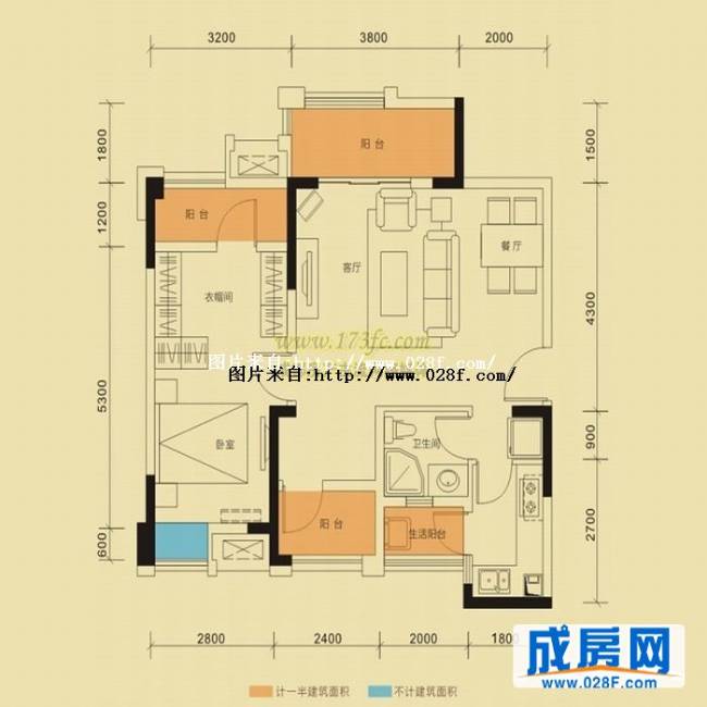 保利梧桐语户型图,点击放大