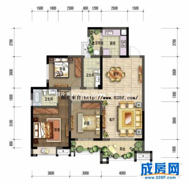 棠湖泊林城南郡户型图,点击放大
