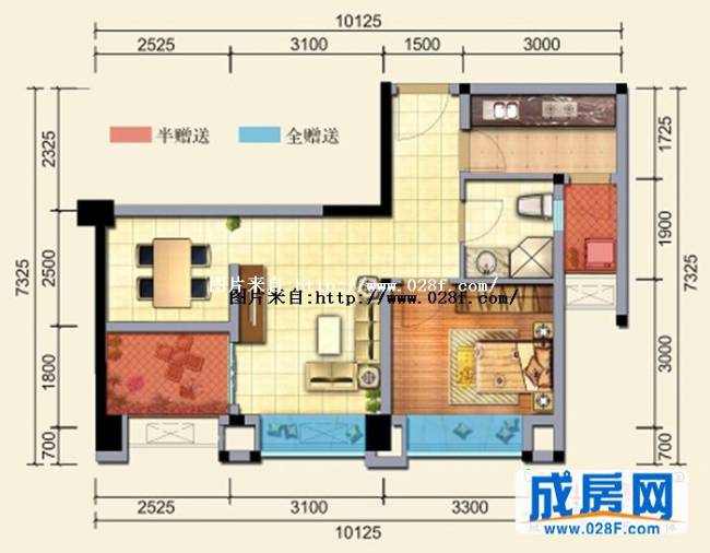 中铁二局玛塞城户型图,点击放大