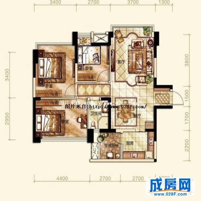 中建新华府户型图,点击放大