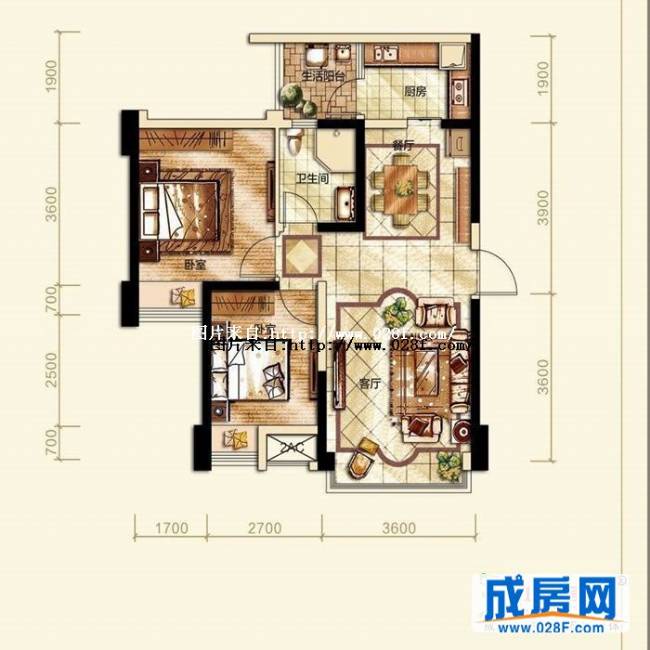 中建新华府户型图,点击放大