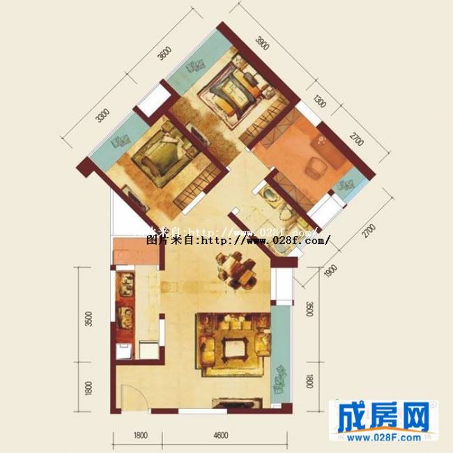 首创百朗峰户型图,点击放大