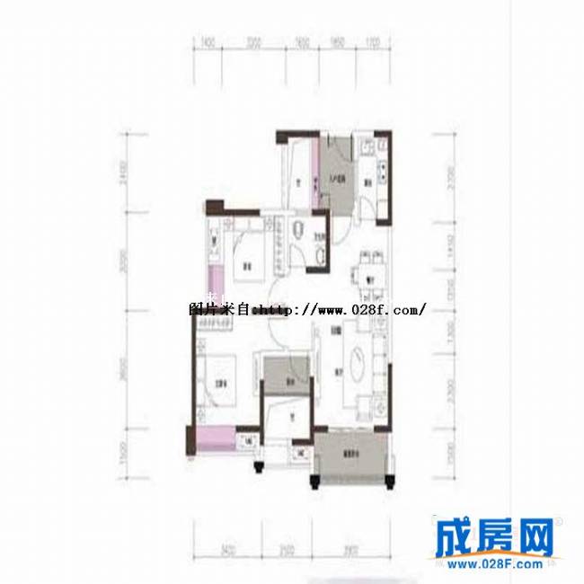 瑞升橡树林华府户型图,点击放大