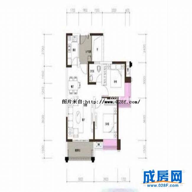 瑞升橡树林华府户型图,点击放大