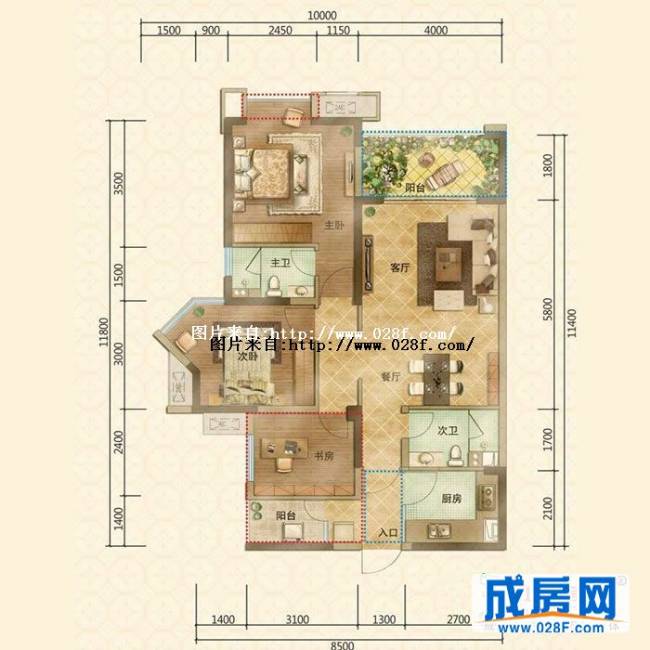 塔子山壹号户型图,点击放大