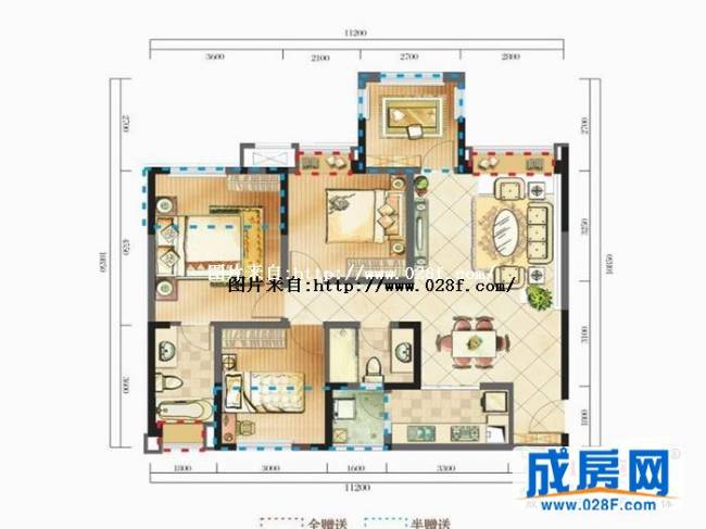 中港悦蓉府户型图,点击放大
