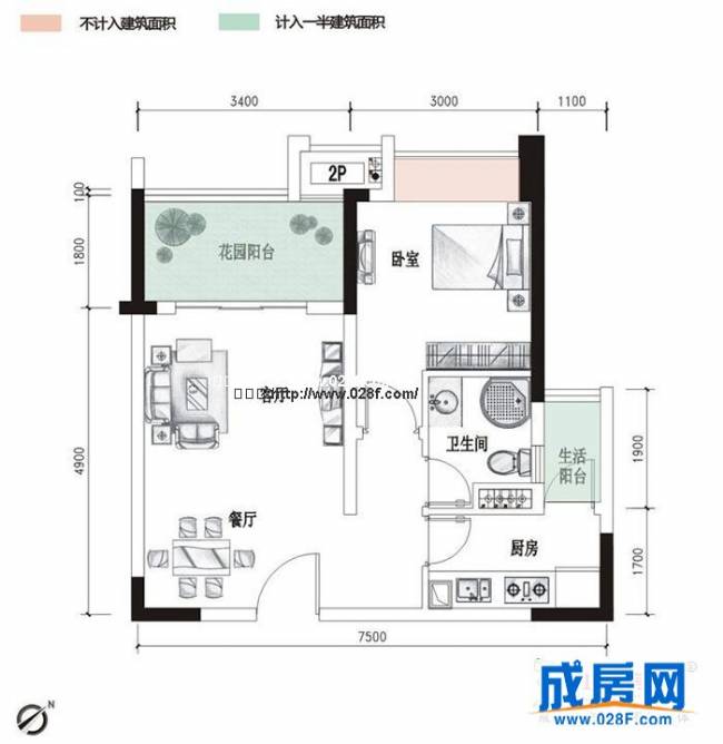 ICON尚郡户型图,点击放大