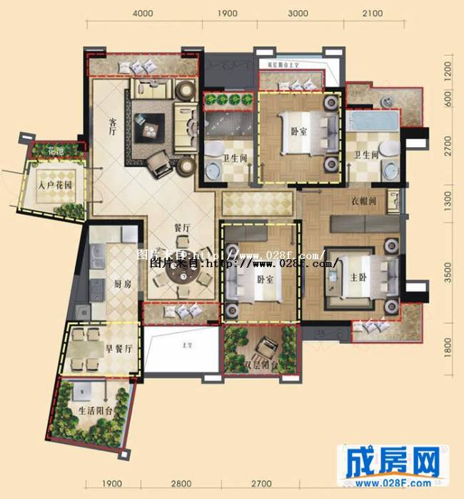 三利云锦户型图,点击放大