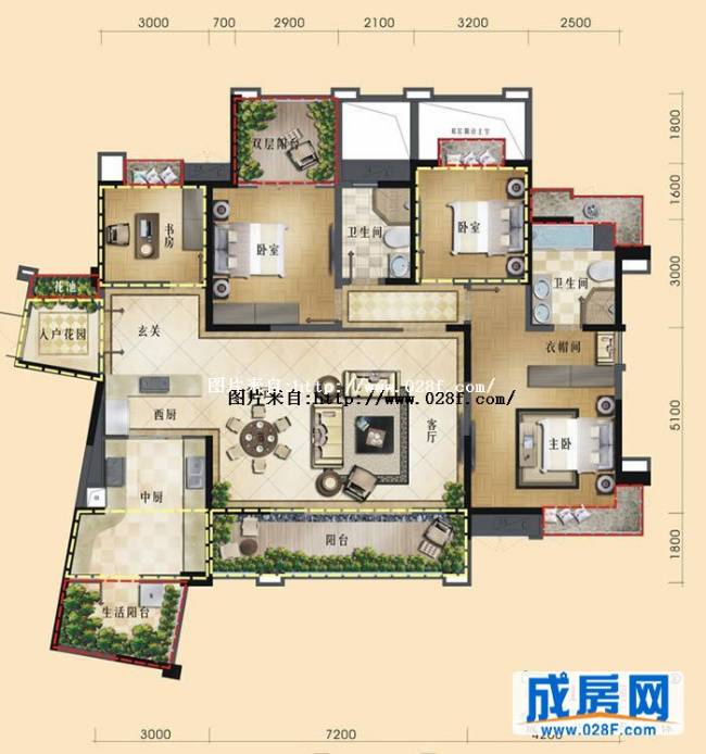 三利云锦户型图,点击放大