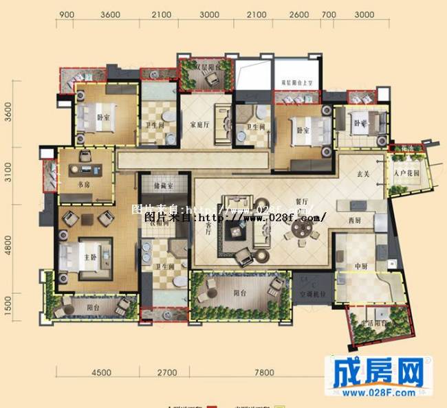 三利云锦户型图,点击放大