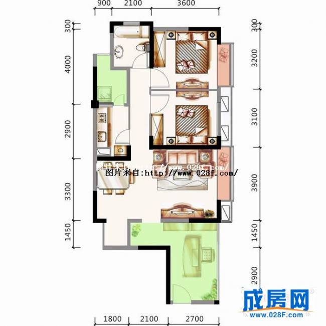 沙河湾户型图,点击放大