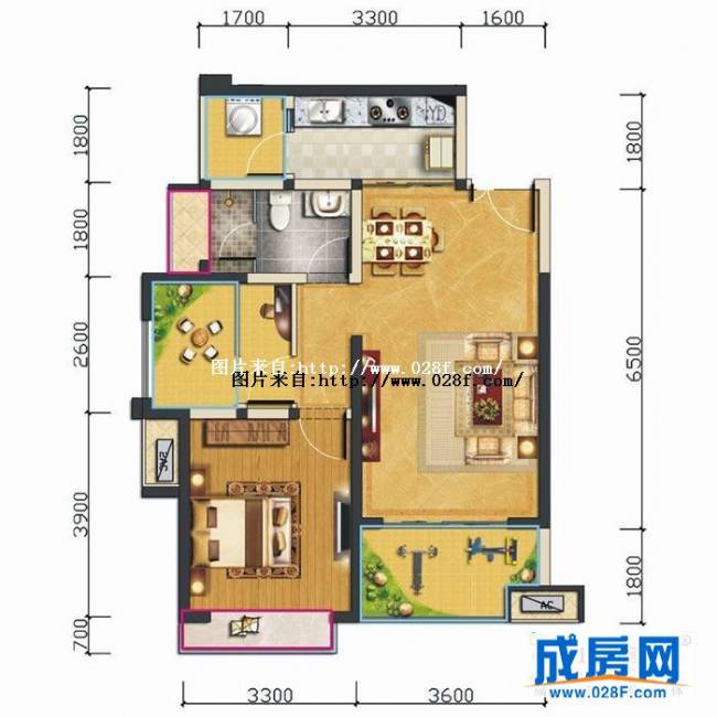 汇锦城户型图,点击放大