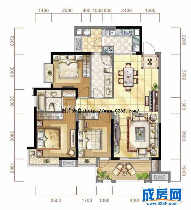 华侨城原岸户型图,点击放大