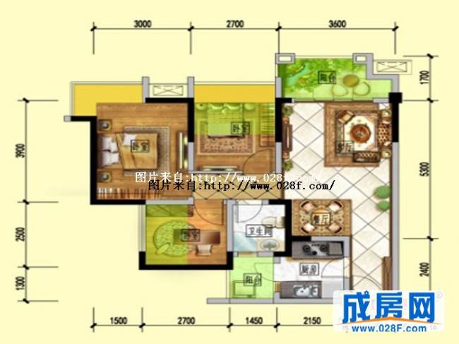 保利春天花语户型图,点击放大