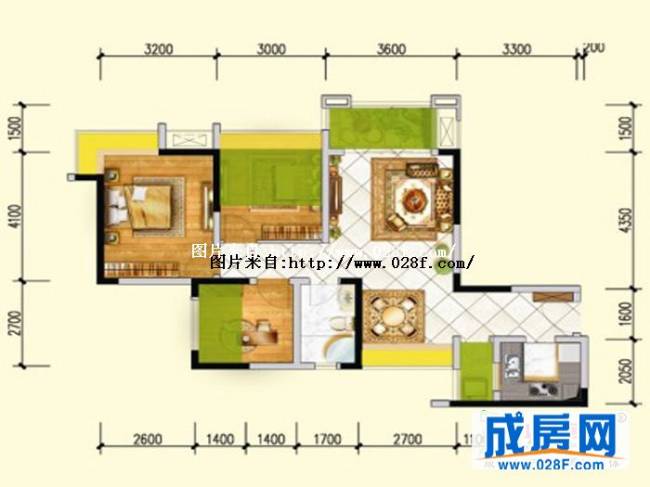 保利春天花语户型图,点击放大