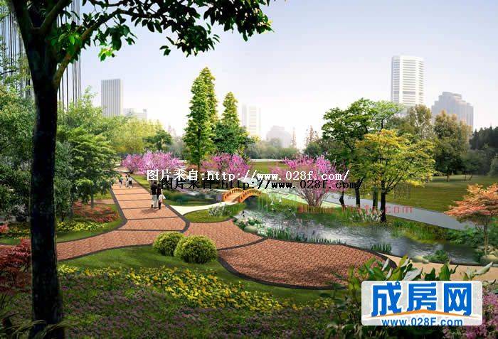 华晨雅庭小区环境,点击放大