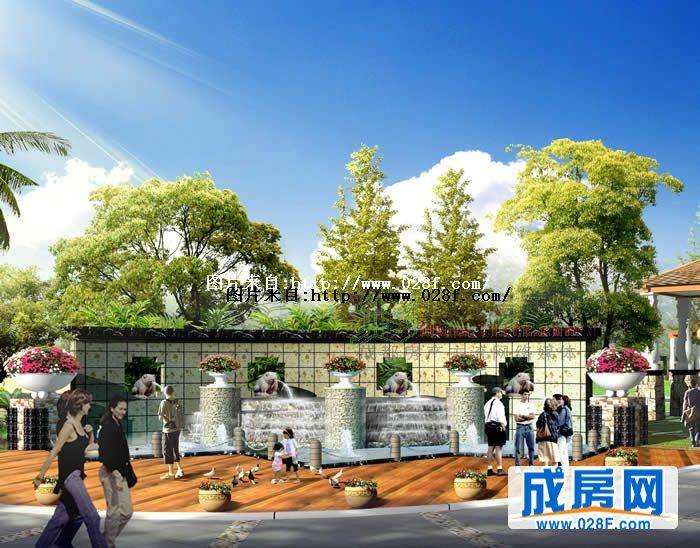 香木林·加州国际小区环境,点击放大