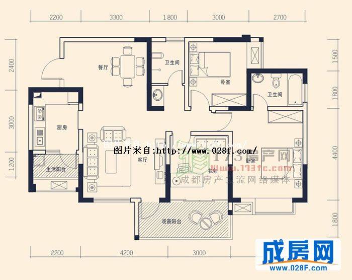 格凌兰户型图,点击放大