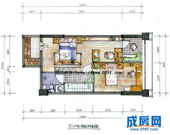 荷里活户型图,点击放大