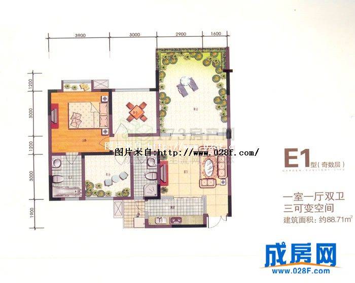 正成艺墅洋房户型图,点击放大