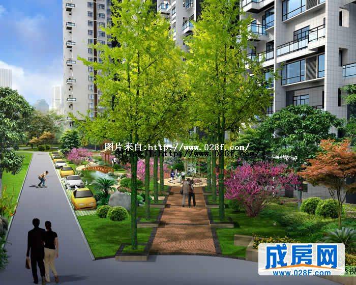 华晨雅庭小区环境,点击放大