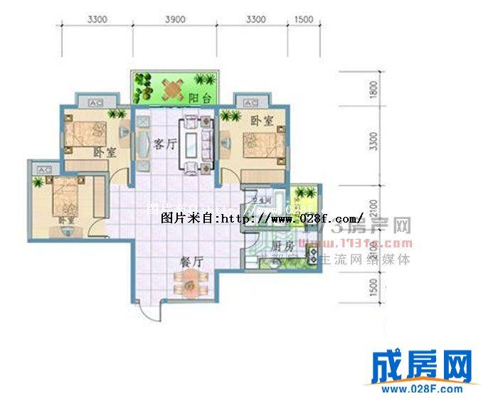 西郡兰庭户型图,点击放大