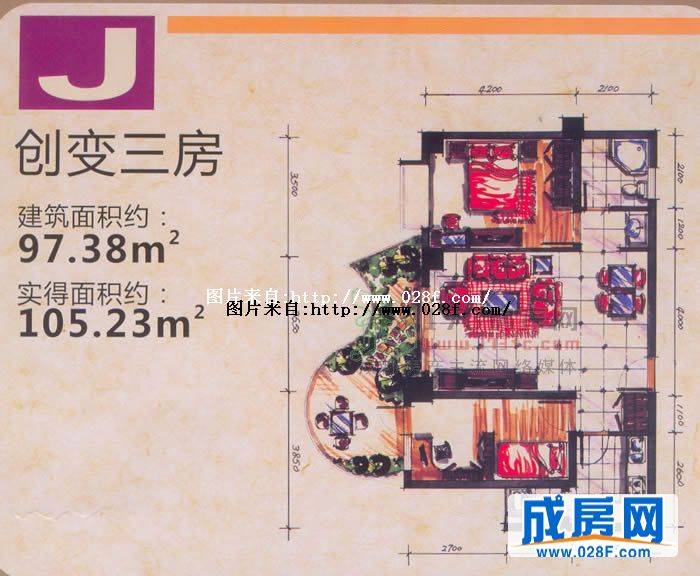 西香纪户型图,点击放大