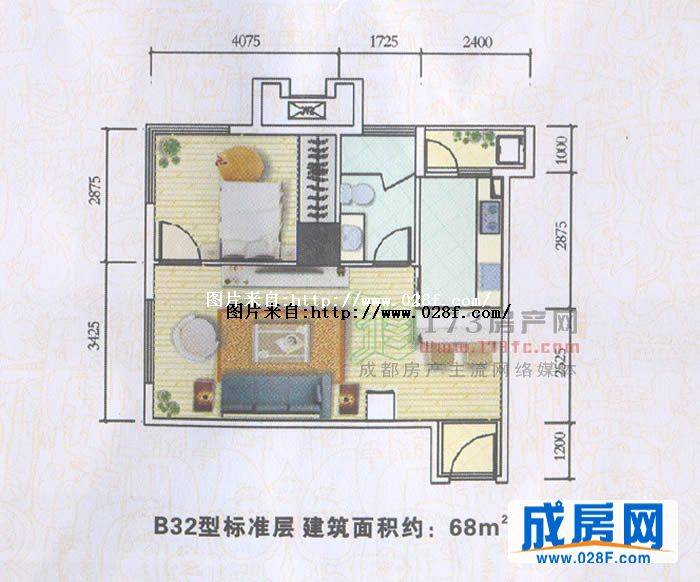 天合凯旋港户型图,点击放大