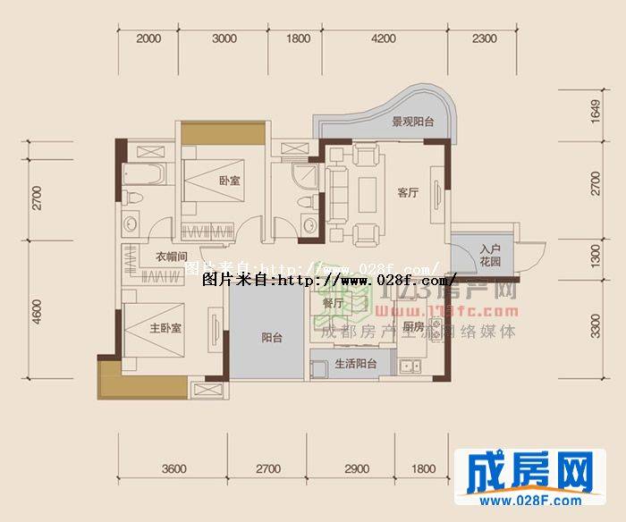 保利花园户型图,点击放大