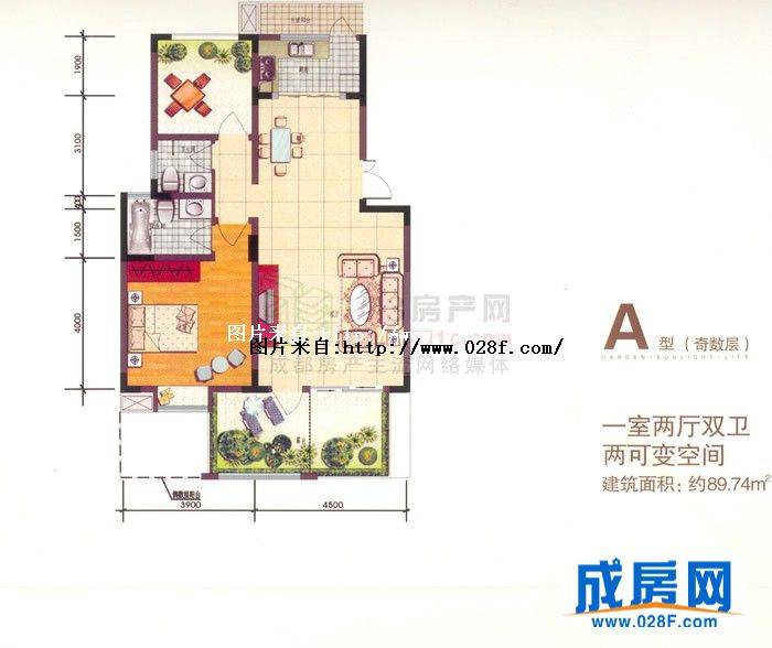 正成艺墅洋房户型图,点击放大