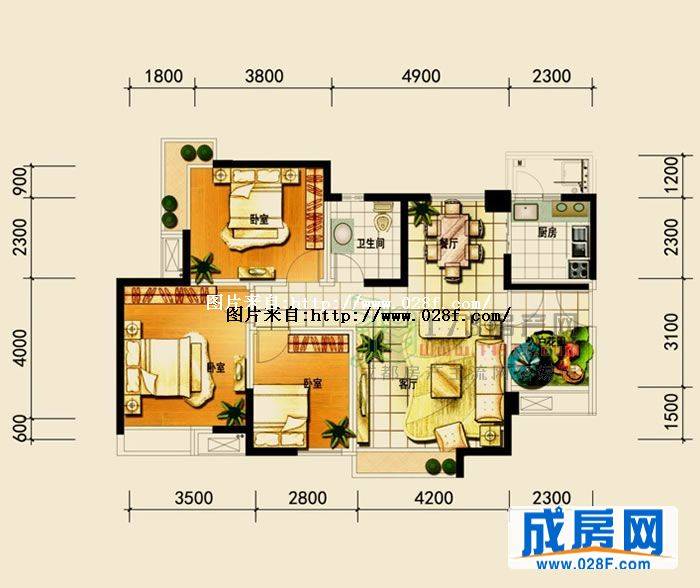 置信逸都户型图,点击放大