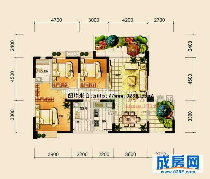 置信逸都户型图,点击放大