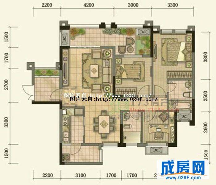 爵领欧城户型图,点击放大
