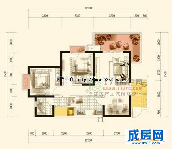 首创国际城户型图,点击放大