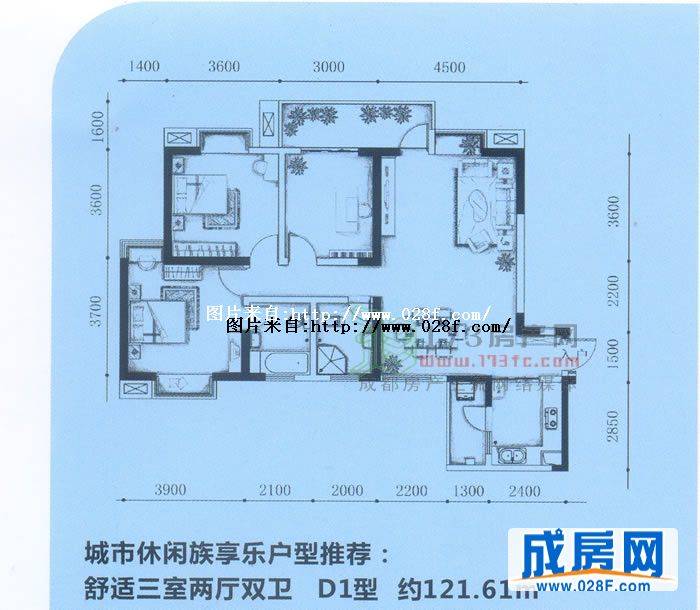 朝阳时代西锦户型图,点击放大