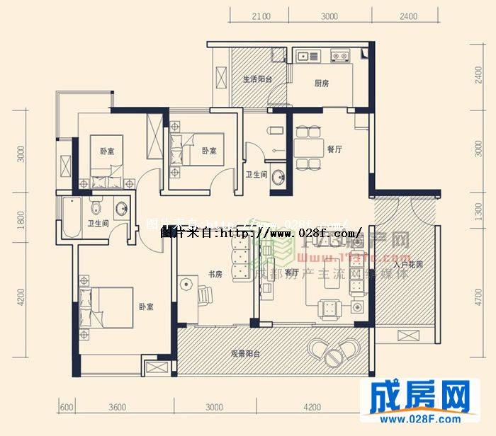 格凌兰户型图,点击放大
