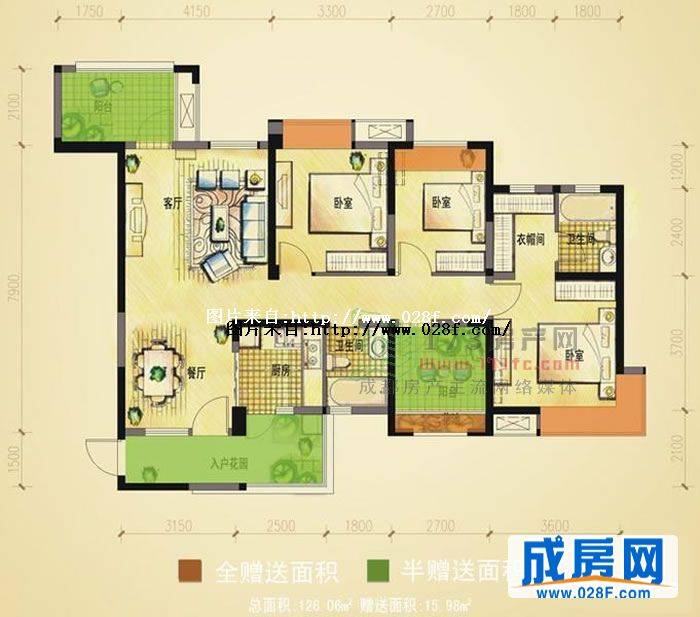 世豪广场天府豪庭户型图,点击放大