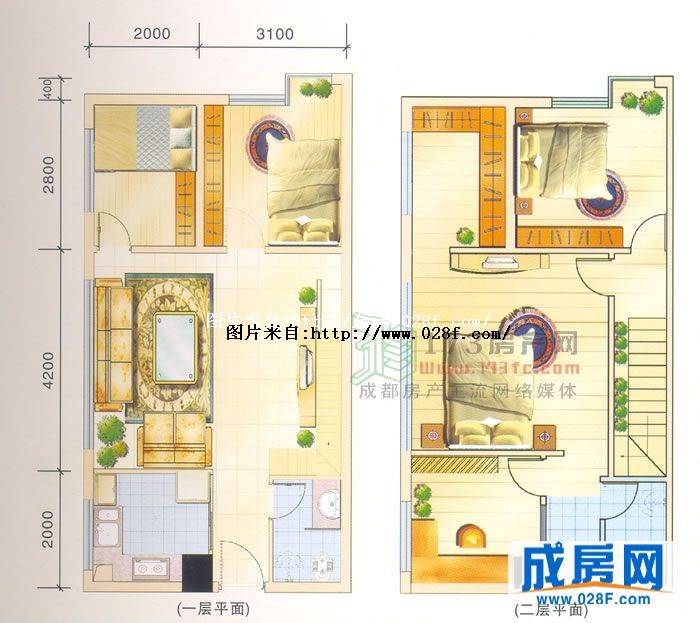 锦西国际户型图,点击放大