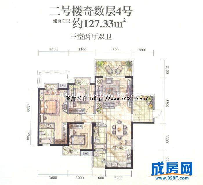 华府金沙户型图,点击放大